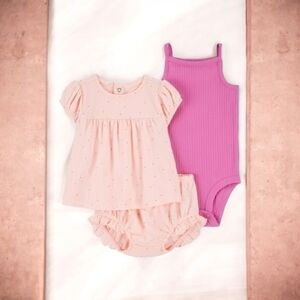 NEW Carter's Girls' Diaper Cover Set